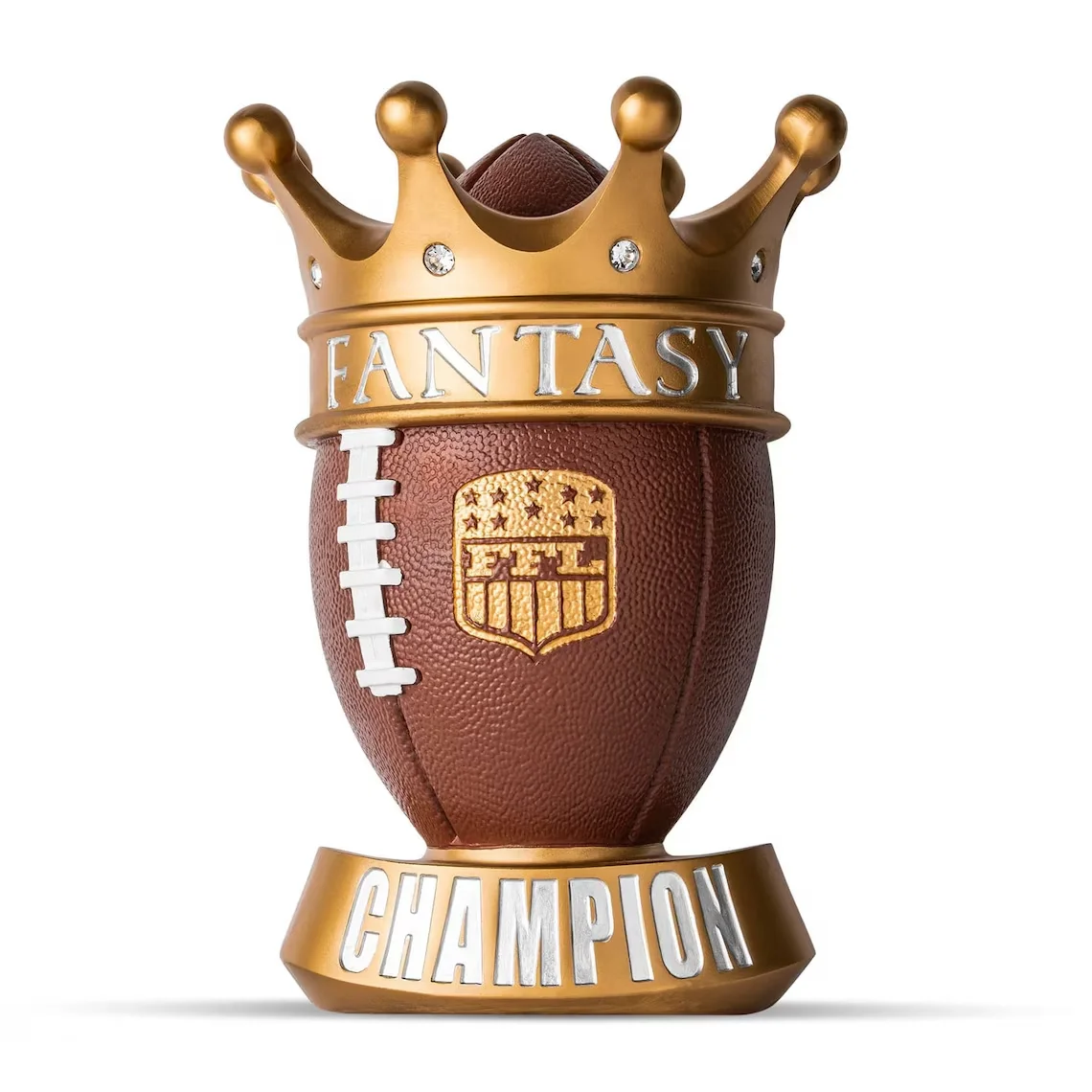 Перманентный Фэнтезийный футбольный трофей-золотая корона победителей футбольной лиги трофей FFL Чемпионат сувенирный подарок на заказ