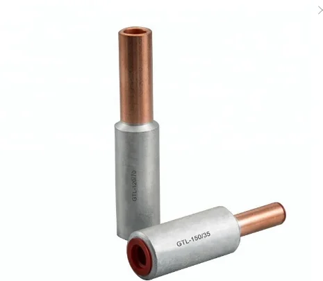 power fitting DTL bimetal aluminium copper terminal lug types/bimetallic lugs/cable ferrule