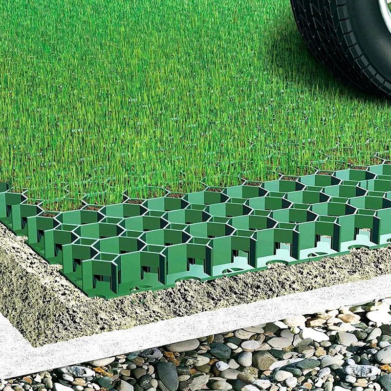 HDPE Grass Lawn Grid Plastic Car Driveway Lawn Paving Reinforcement Planting Grass Paver Grid