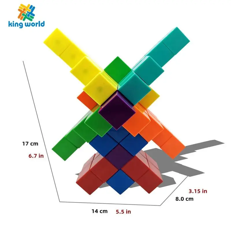 2024 New Arrival 56pcs DIY Cube Brick Magnetic Blocks Educational Toys Magnet Toy