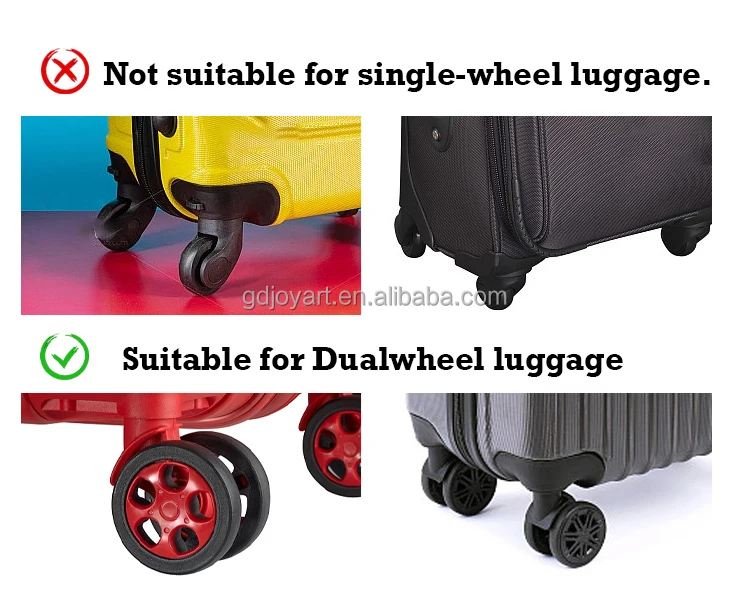 Refill Silicone Luggage Wheel Protection Cover Casters Axles Trolley Box Casters Cover Rubber Luggage Wheel Cover