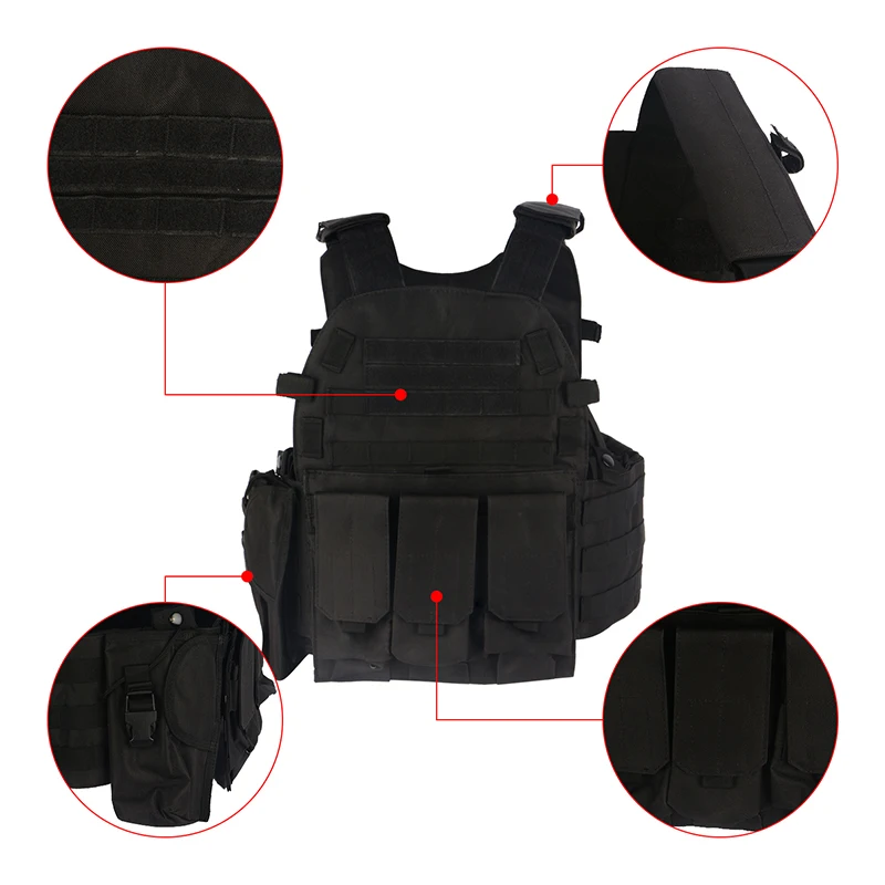 
High Quality Military Army Gear Other Police Vest Tactical Ballistic tactical Bullet Proof Vest 