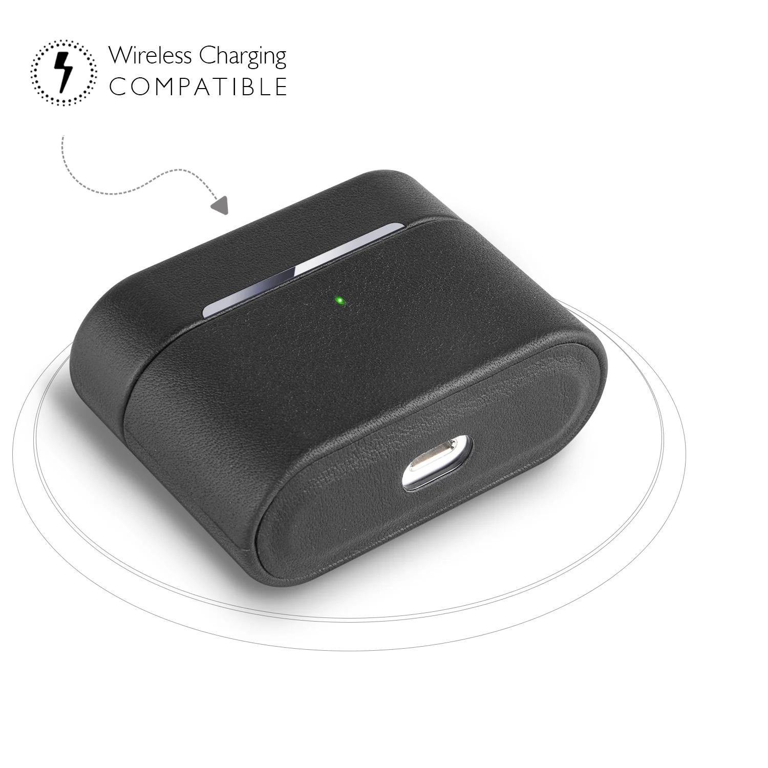 Retro Portable Premium Leather Protective Earphone Case for Airpods Pro 3