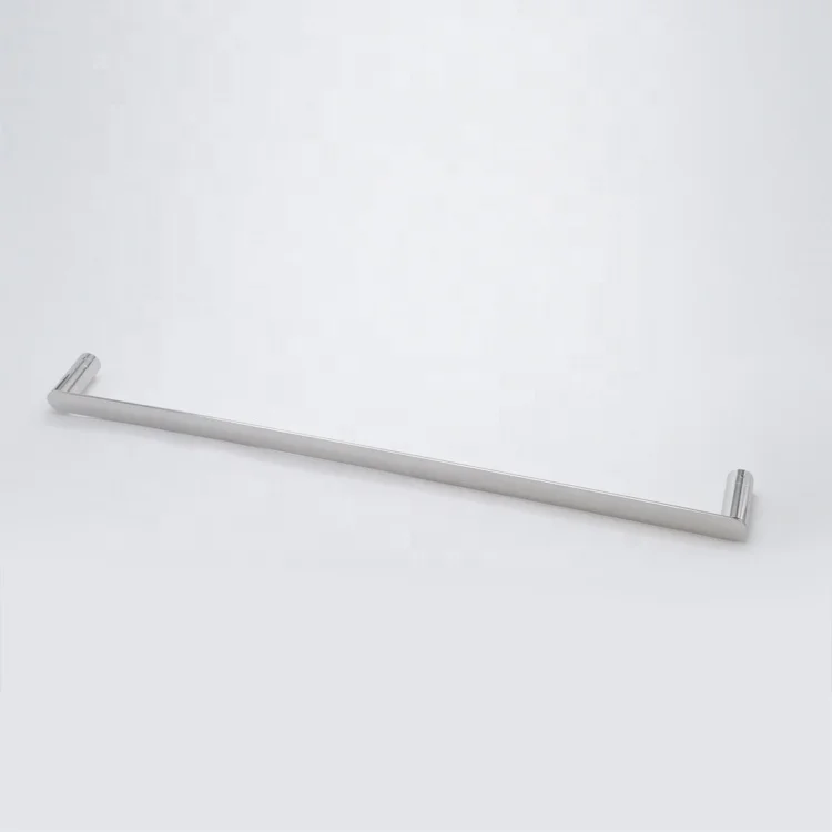 304 stainless steel Round Single Towel Rail Wall Mounted Bathroom Towel Rack Holder Towel Bar Chrome Wholesale