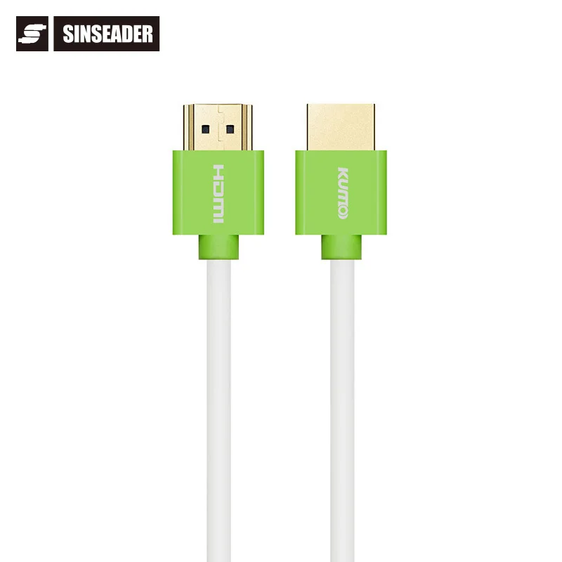 Slim 4K HDMI Cable Support 3D Audio Return Channel And Ethernet A To A HDMI Ultra Thin