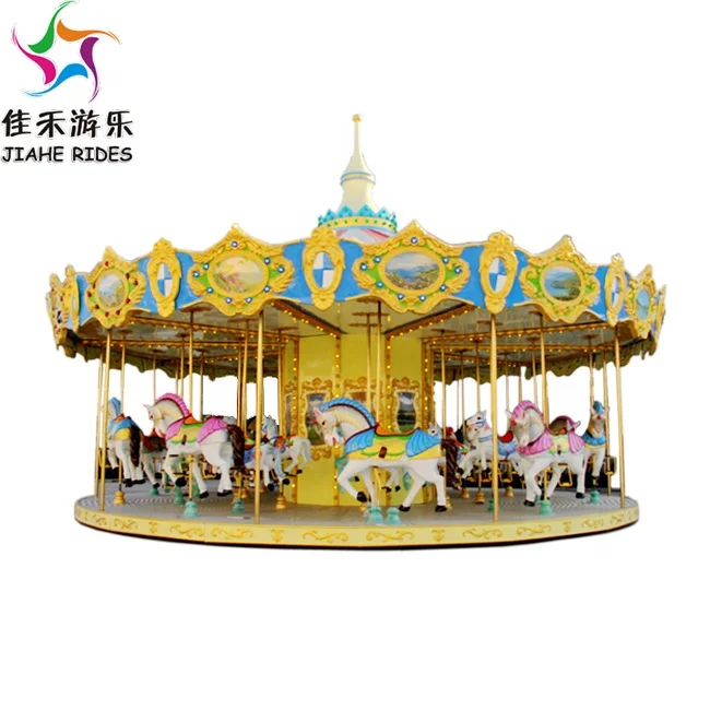 
Cheap amusement park carousel horses marry go round outdoor carousel for sale 