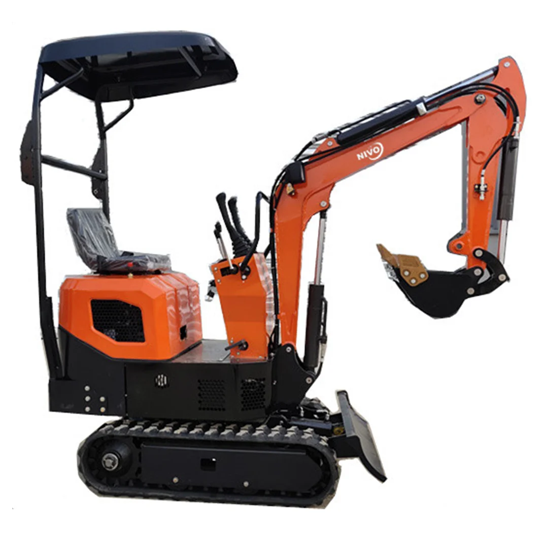 Nivo NE10 china popular mini excavator with cheap price mini garden digging machine of narrow leveling bucket or parts