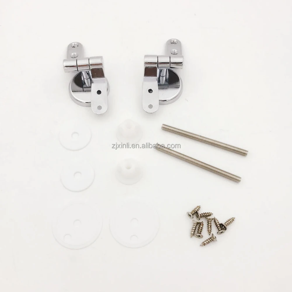 X29012 Zinc Alloy Material Chrome Finish Including Screw Fitting Parts of Toilet Seat Hinge