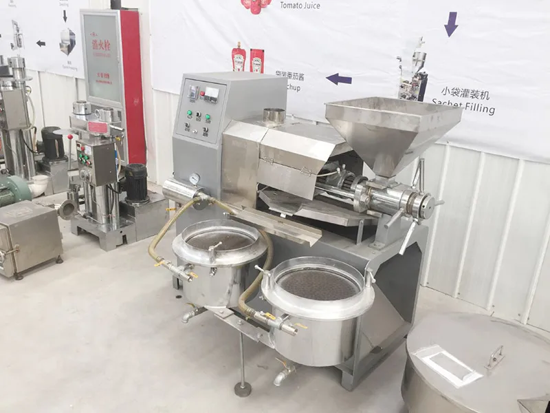 Multi-Functional Automatic Screw Cold Sesame Olive Oil Refinery Press Machine Soybean Oil Mill Machine