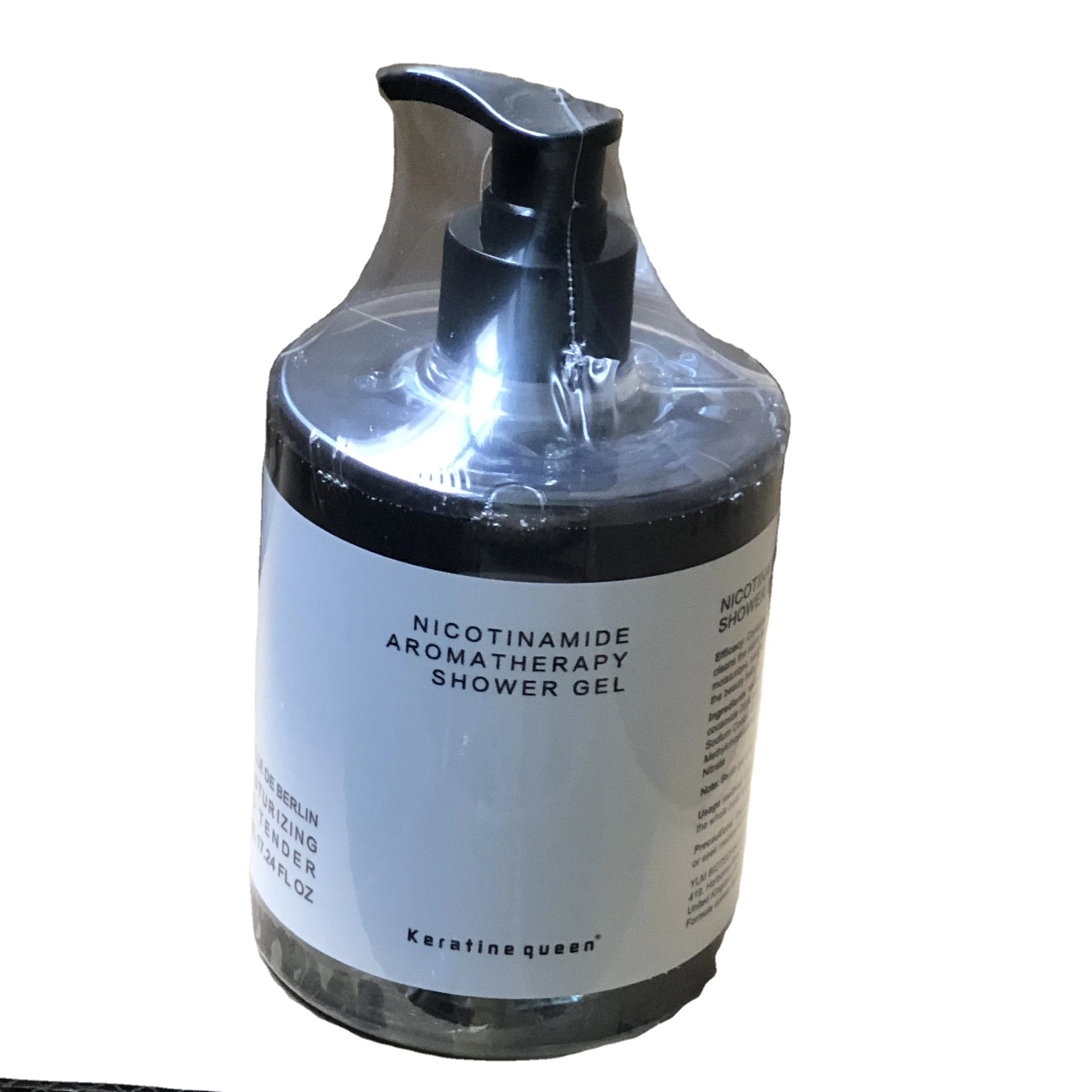 Private Label men women foam Whitening Organic Niacinamide Shower Gel berlin girl Fragrance Lotion body wash 500ml