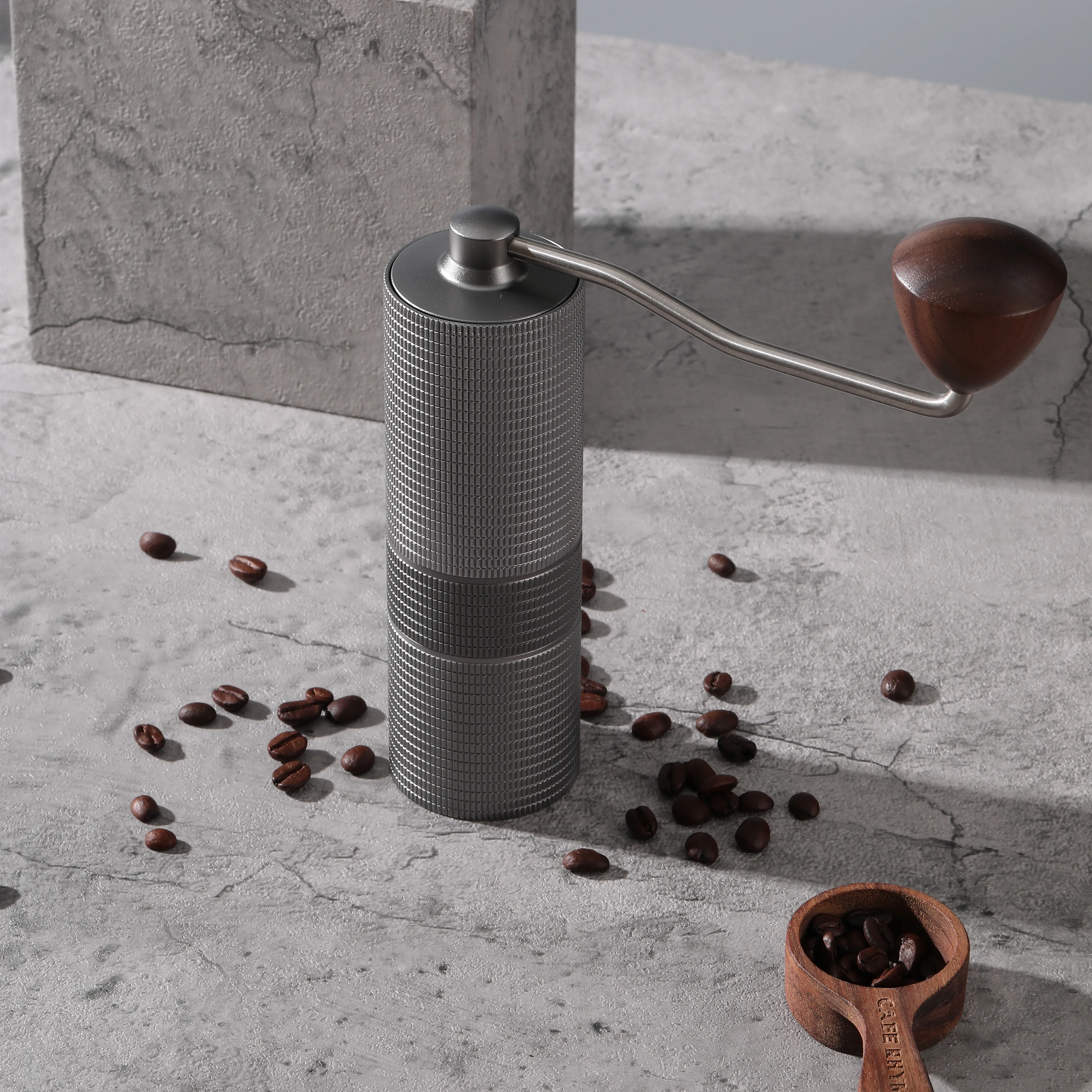 Housing  Adjustable Coffee Bean Grinder Stainless Steel Manual Coffee Grinder Burr Grinders