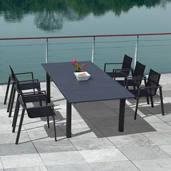 Uland Outdoor Party Tables And Chairs Coffee Table Set Square Patio Table And Chairs Outdoor Restaurant Furniture