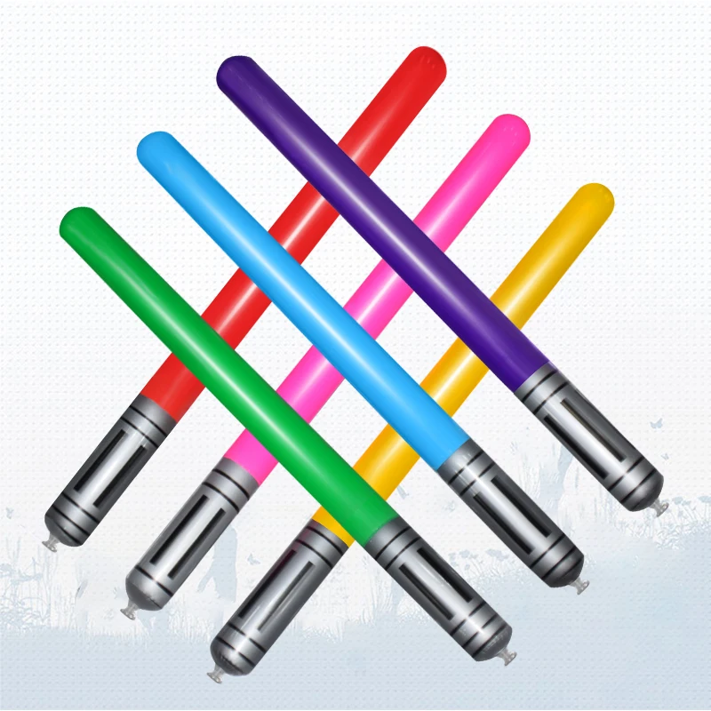 Factory hot sale 37 inch laser type inflatable swords for kids