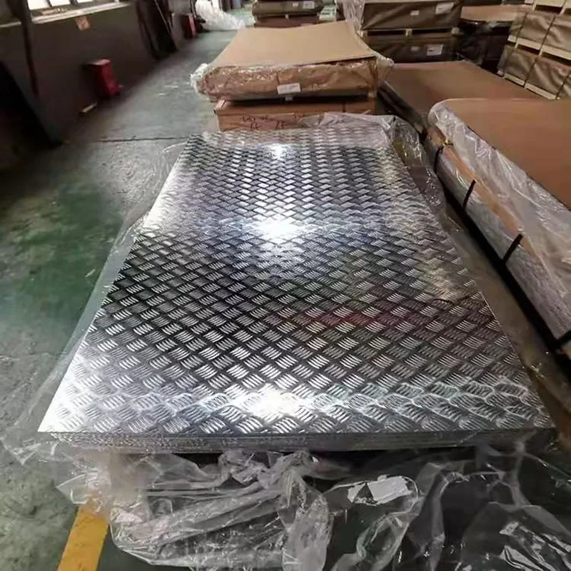 2023 New Aluminum alloy sheet Best price of 1000 series aluminium checkered plates 1060 H24 aluminium checkered sheet manufacturer