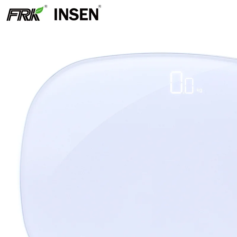 China Supplier Cheaper Digital White Bathroom Weighing Body Weight Scale 250Kg 550Lb