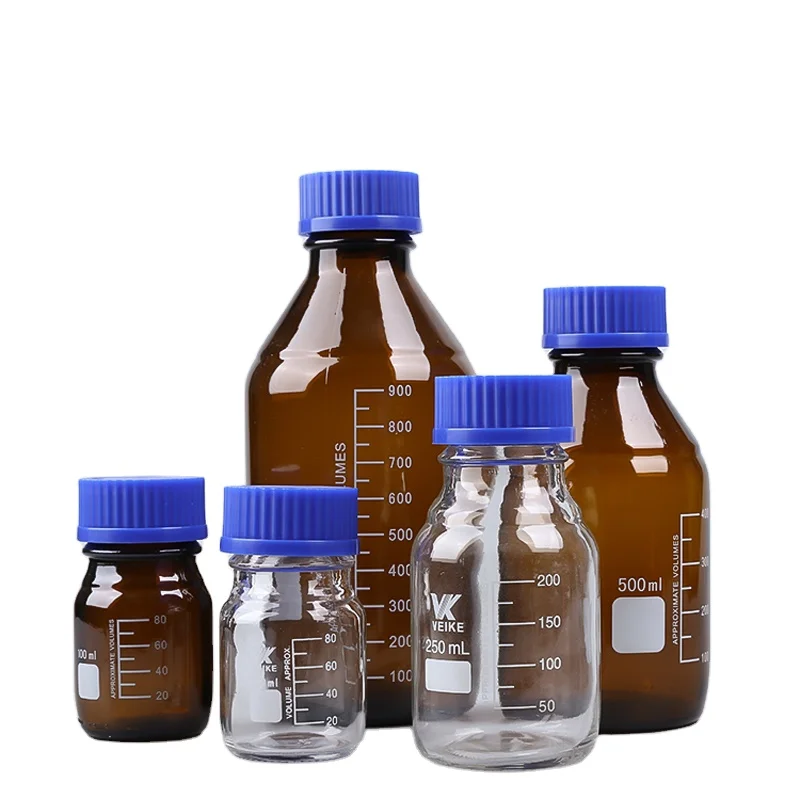  Wholesale Reagent Bottle Lab Chemical Glassware With Blue Screw