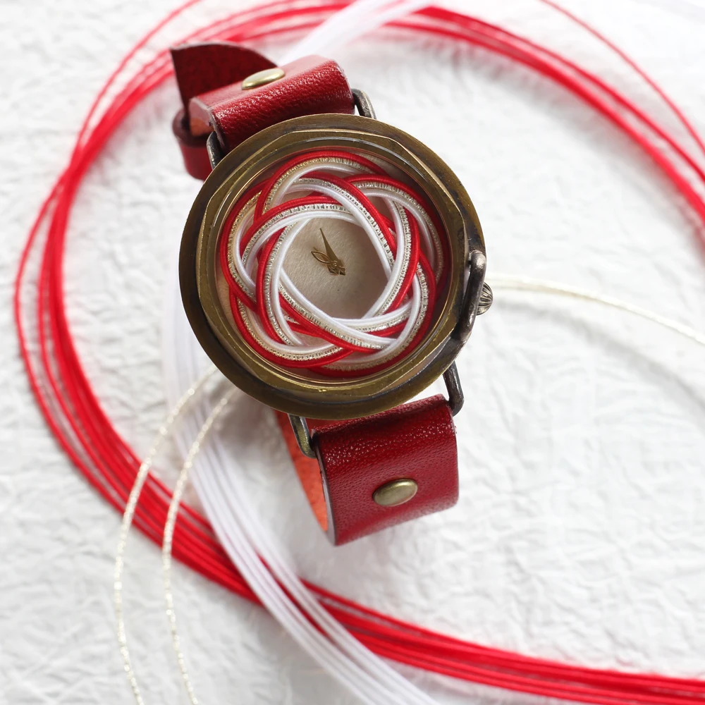 
Японский Бумага васи и кожаным ремешком, производители метка частного назначения 