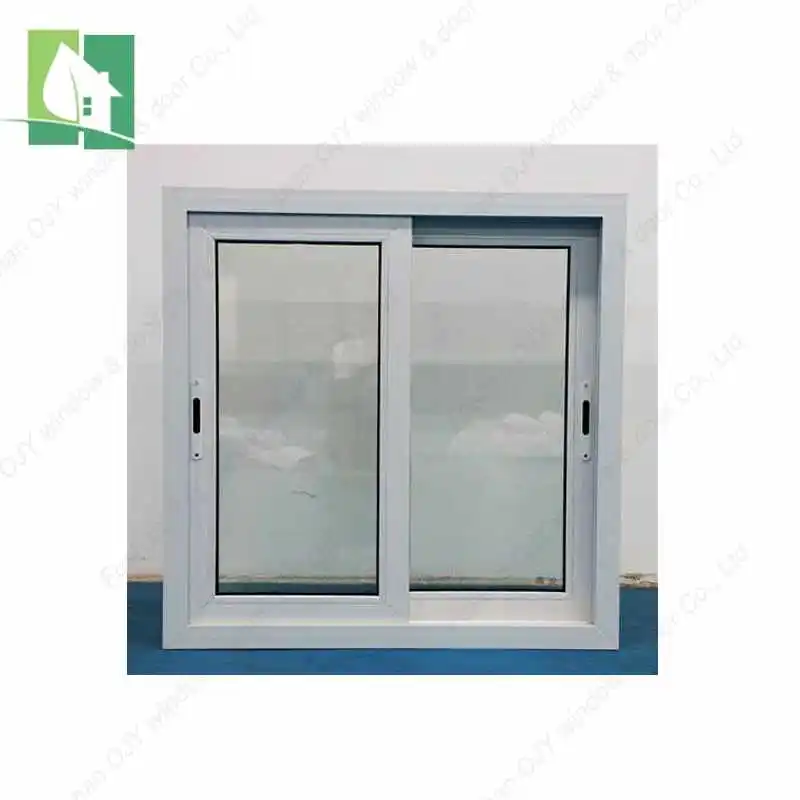 Cheap Price Kitchen Internal Tinted Double Glass Horizontal Sash Upvc Sliding Window With Screen
