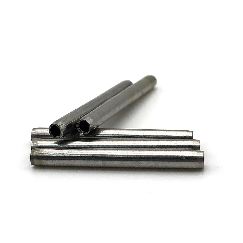 Factory customized good quality spring tension long pin stainless spiral roll pins