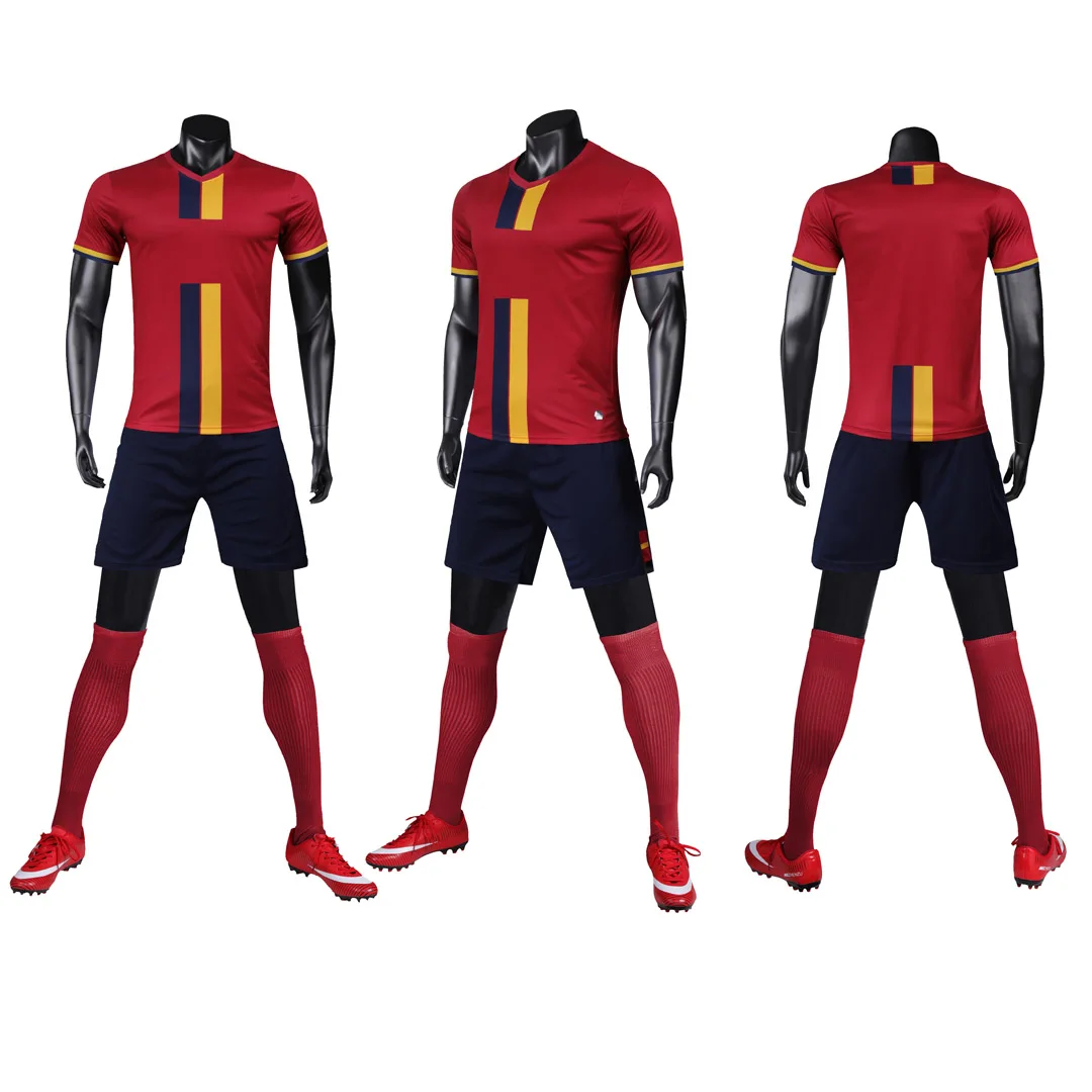 100% polyester cool feature factory price high quality soccer wear football jersey