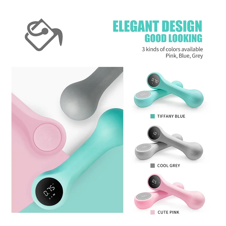 Smart Digital Sports Dumbbell Fitness Machine Home Gym Slimming Light Dumbbell