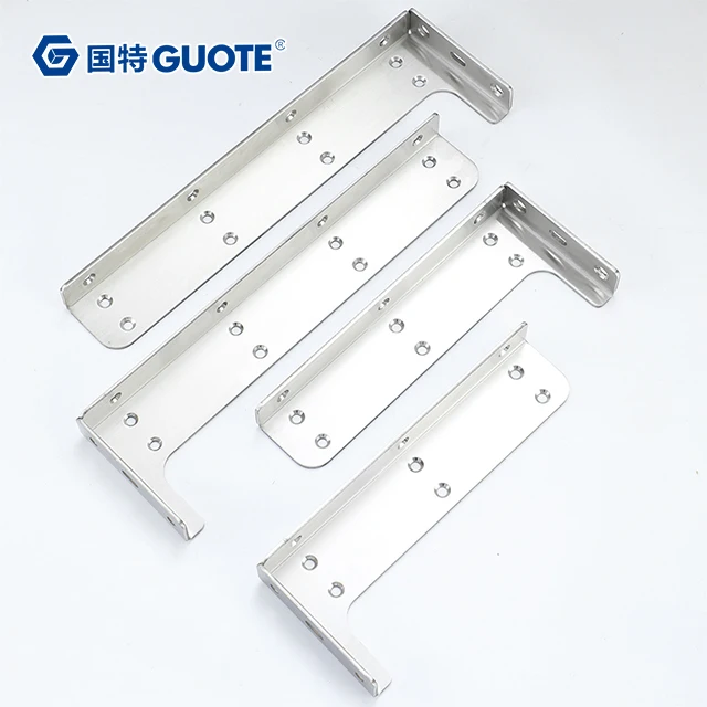 GUOTE Heavy-duty Suspension Stainless Steel Metal Hanging Code Cabinet Support Tv Kitchen Cabinet Hardware Bracket