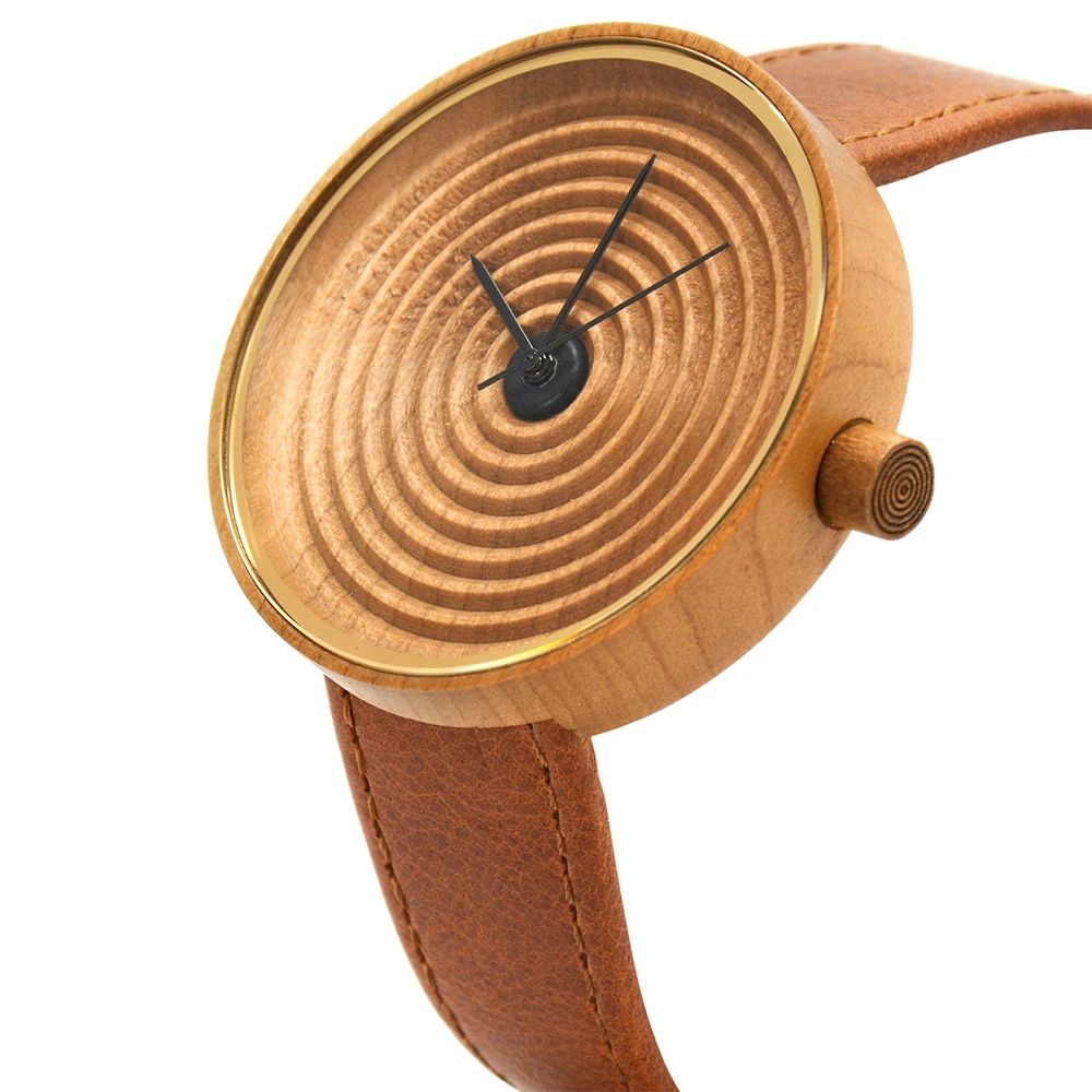 Hot Selling Luxury  BEWELL Custom Logo Bamboo Wooden Wrist Watches for Men Factory Price