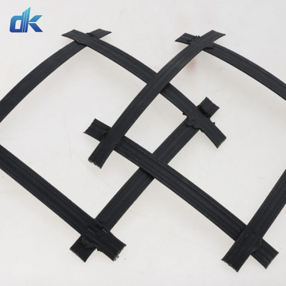 Двунаправленная стальная пластиковая георешетка Dingkun усиленная