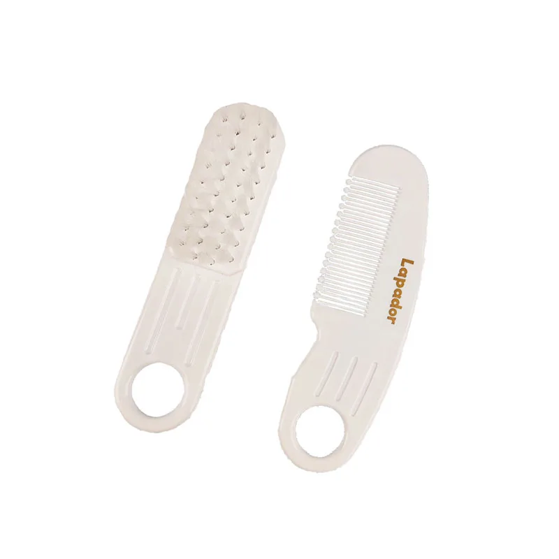 Товары для ухода за ребенком мягкая нейлоновая щетина PP пластиковый набор для ухода за ребенком мини Детская щетка для волос и расческа