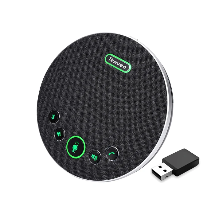 Tenveo M3B Enhanced Noise Reduction Algorithm Home Office 360 Degree Voice Pickup Conference Speaker USB Speakerphone