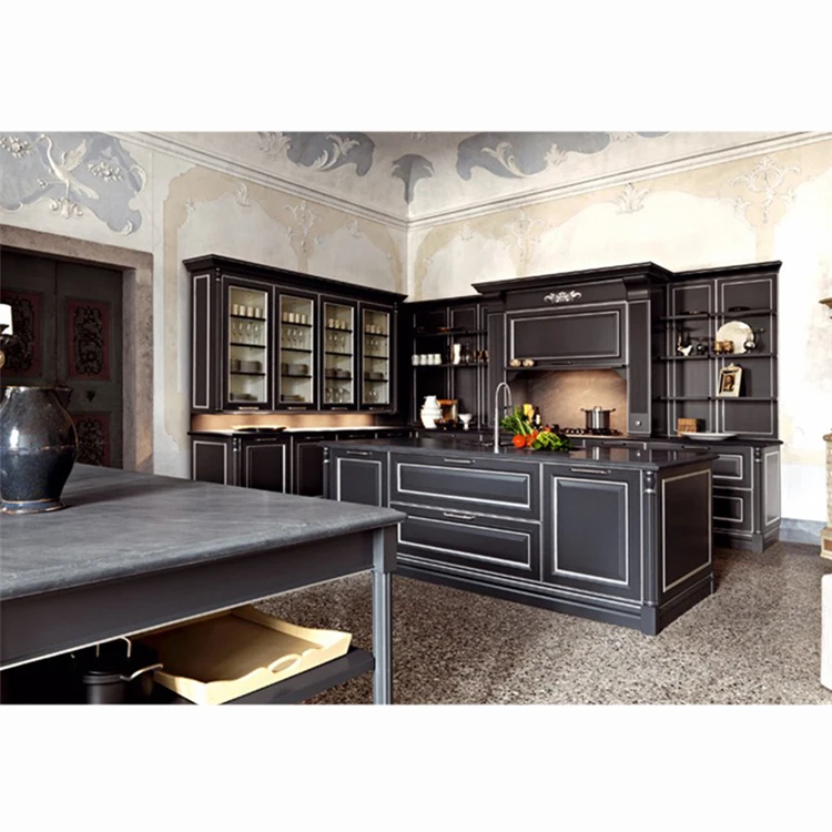 Factory wood kitchen cabinets made in China