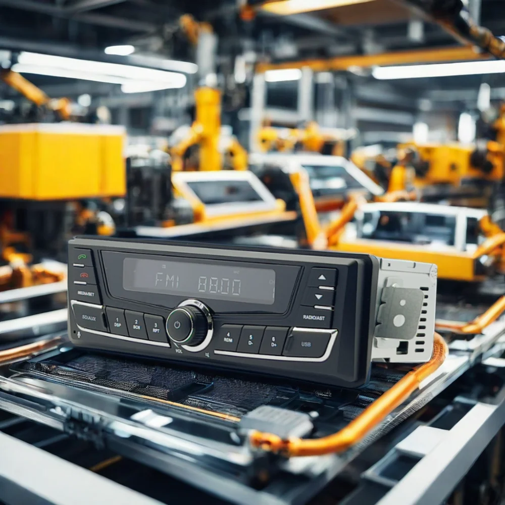 Car Radio MP3 Player Single 1 Din 12V 24V Usb Bluetooth Remote Control for Car Radio Pioneer Car Stereo Bluetooth 12 Months