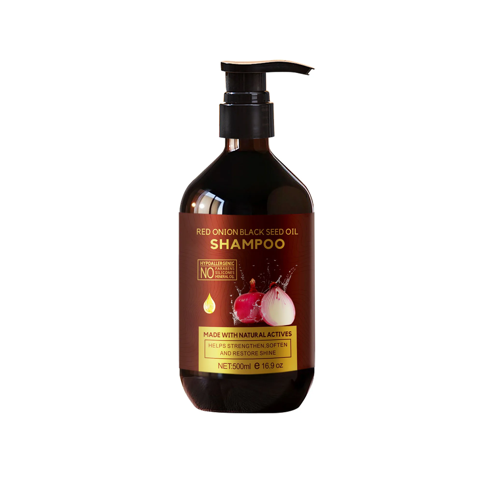 Private brand onion biotin shampoo natural and organic suitable for hair loss and thinning hair growth shampoo conditioner OEM