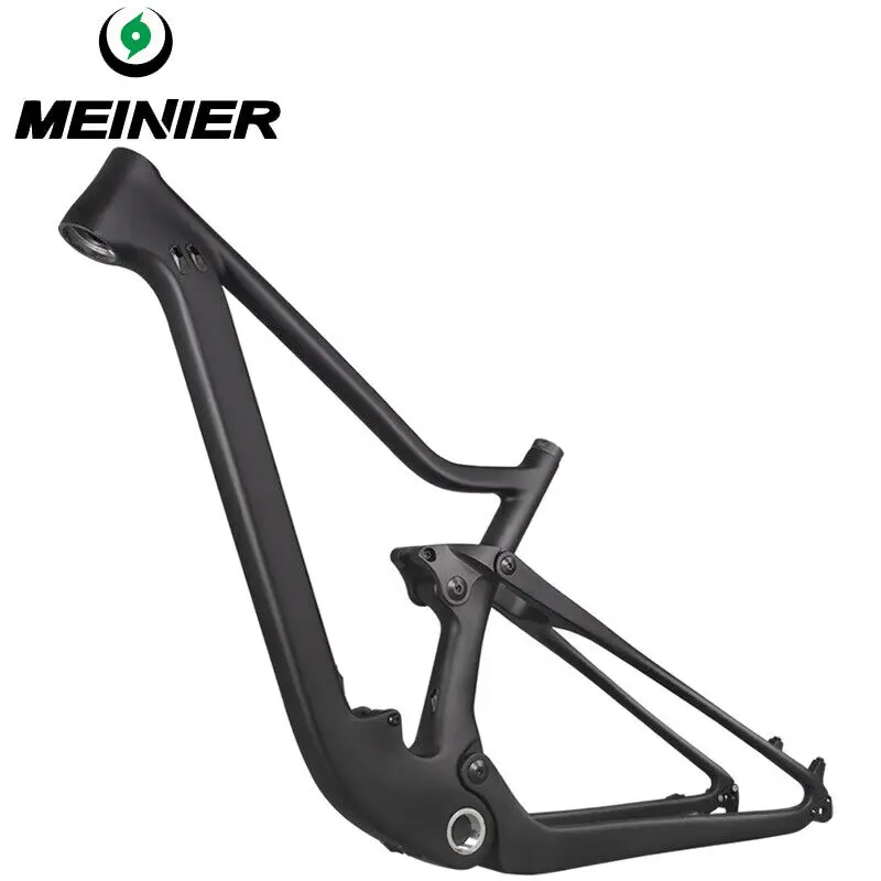 carbon full suspension frame 29 black matt XC Carbon Frames Plus 29inch Frameset