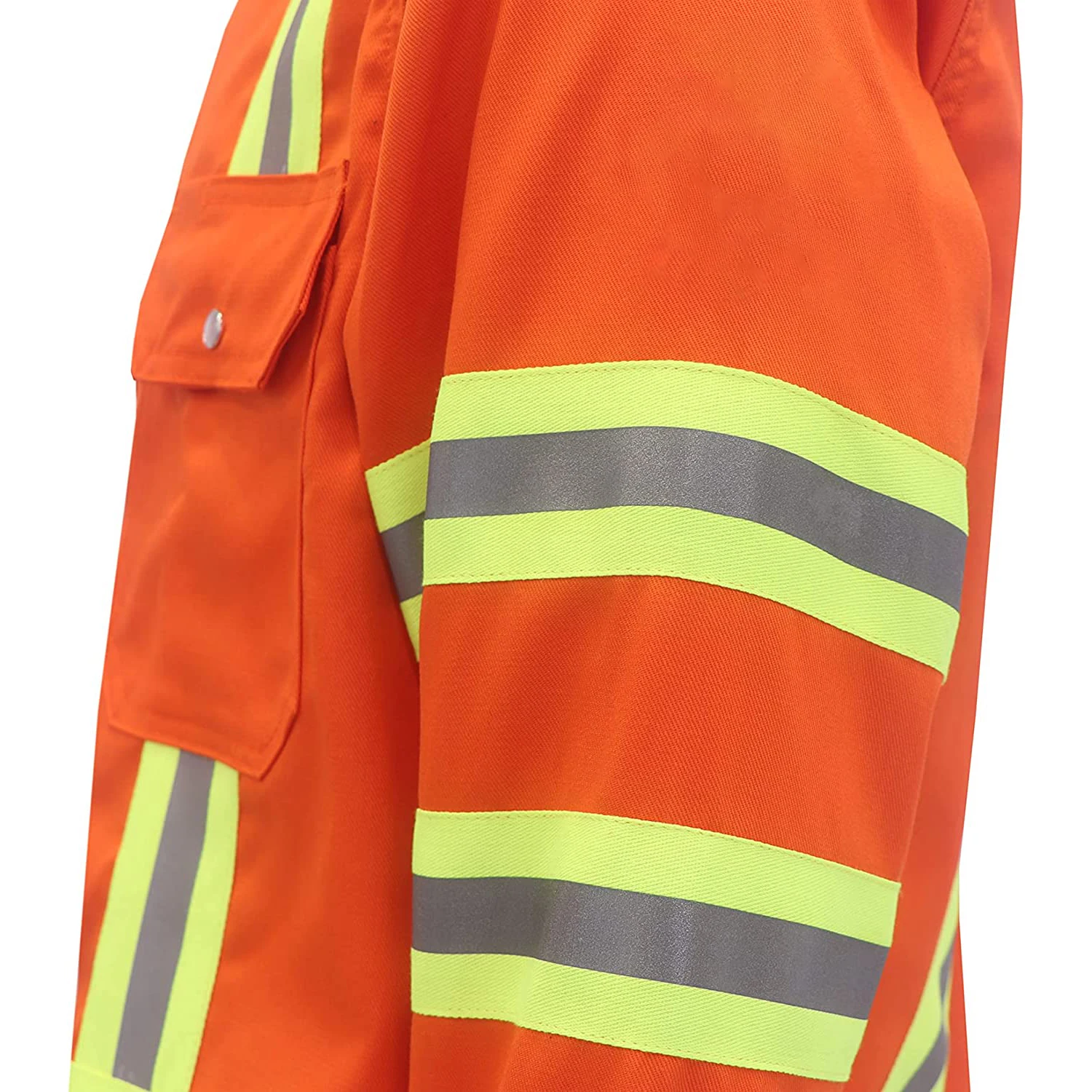 Оптовая продажа NFPA 2112 FR 100% хлопок огнестойкая светоотражающая лента рубашка промышленная рабочая одежда