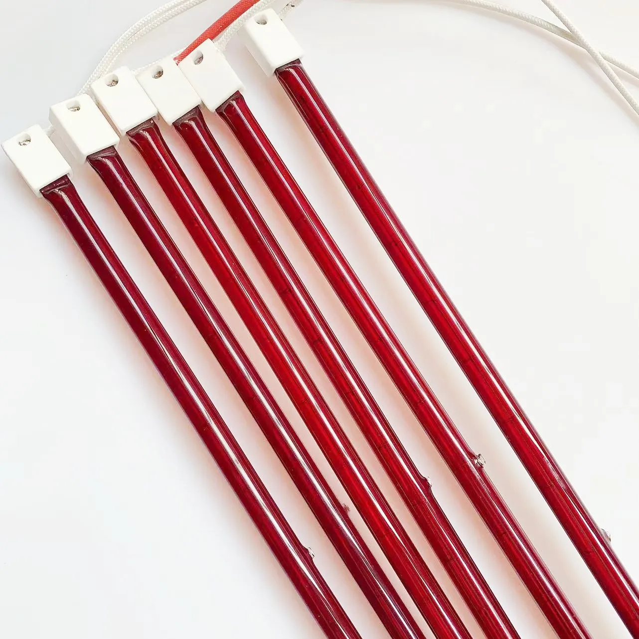 Manufacture wholesale ruby short wave 220v 500w halogen quartz lamp infrared brooder heater for chick