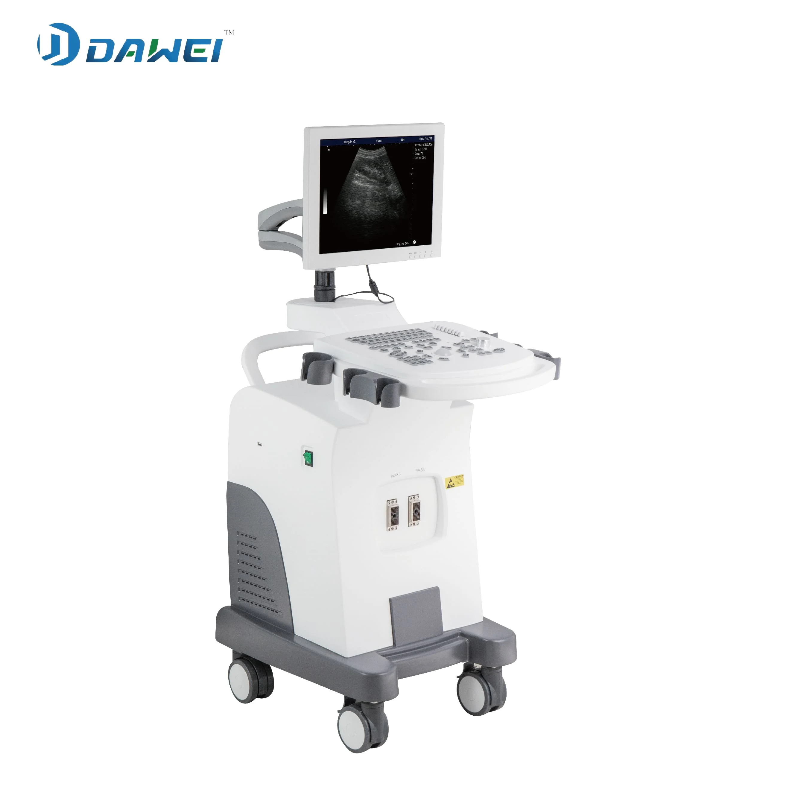  Ультразвуковая цифровая ультразвуковая машина DW-350 trolley B & W