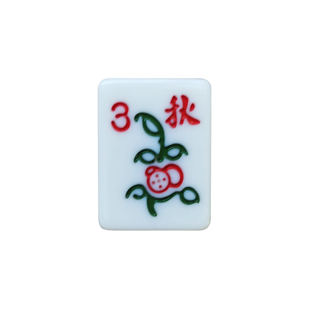 32 x 21 x 43mm Magnetic Mahjong Tiles for Electric Mahjong Machine Chinese Acrylic Melamine Mahjong Jeu Set Tiles