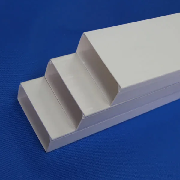 Low price all sizes pvc electrical cable trunking accessories fittings for cable raceway