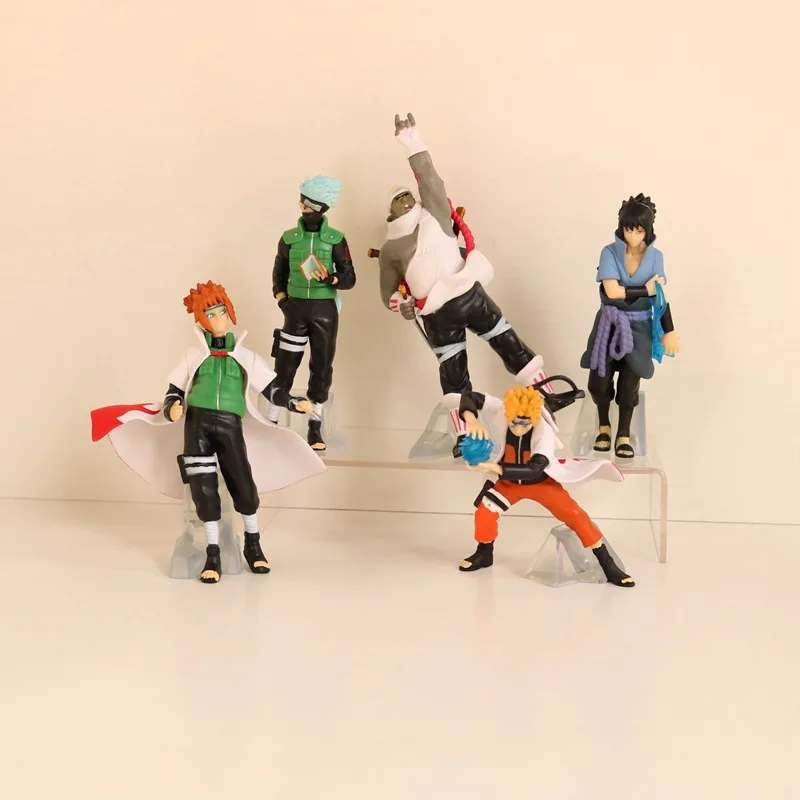 Cartoon Anime Cool 3D Ninja Kakashi Namikaze Minato Doll Design Action Figure Collection Decoration Creative Action Figure Gifts