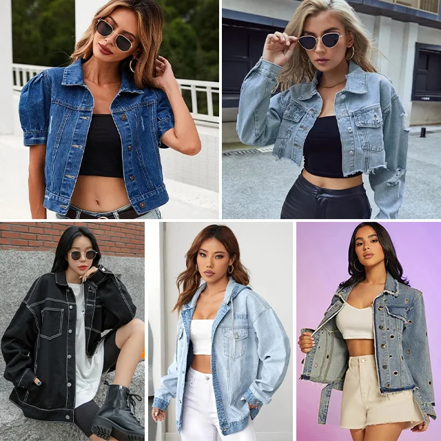 Used summer clothes denim coat Denim Korean into a bag of second-hand clothes