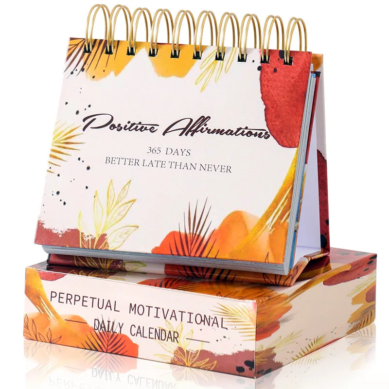 365 days daily calendar planners Undated Perpetual Desk Calendar Motivational Inspirational calendars