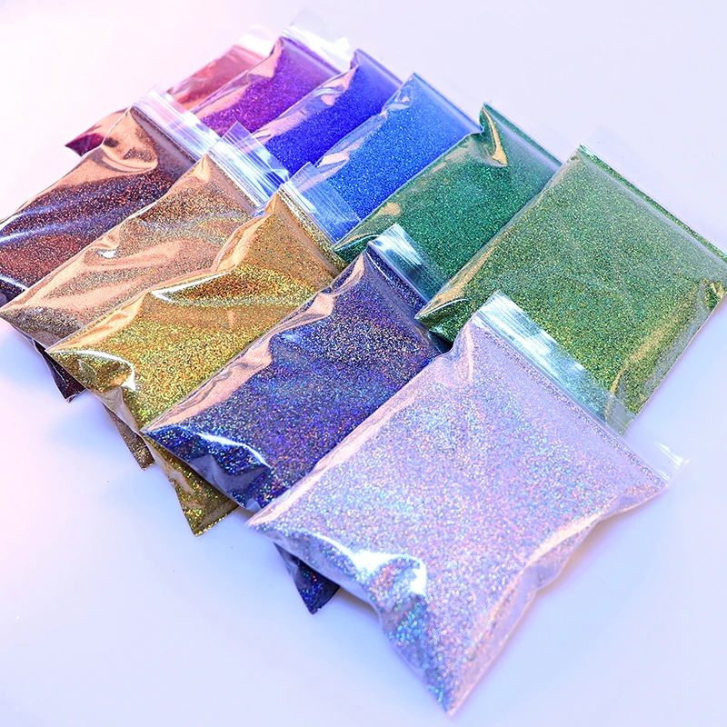 Hot sale Tiktok 48 mixed colors glitter different size powder glitter cosmetic grade chunky glitter for tumbler