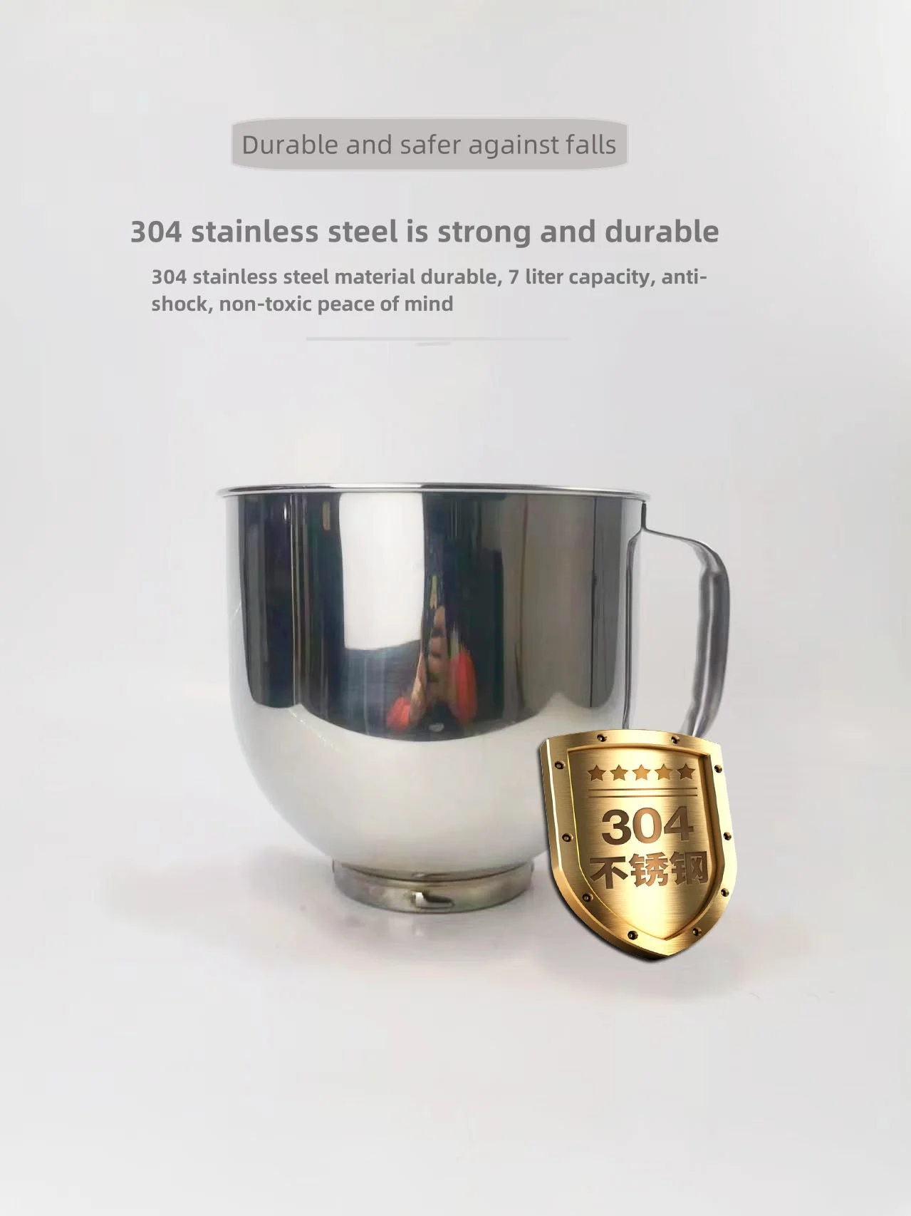 7L Vertical mixer Multi-functional low noise food processor Household kitchen electric vertical food mixer