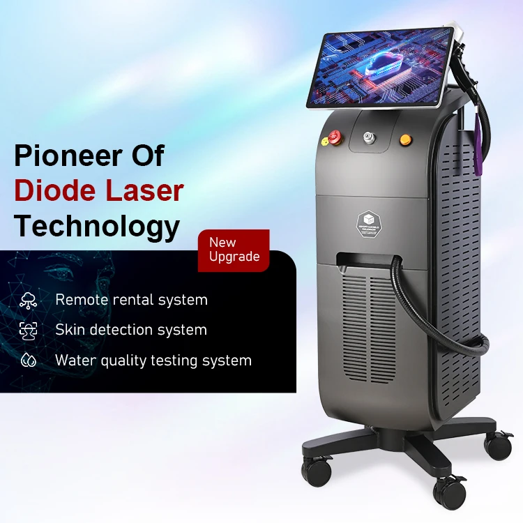New Arrival ! 2023 Vertical Diode Laser  755 808 1064 Ice Hair Removal Titanium Price