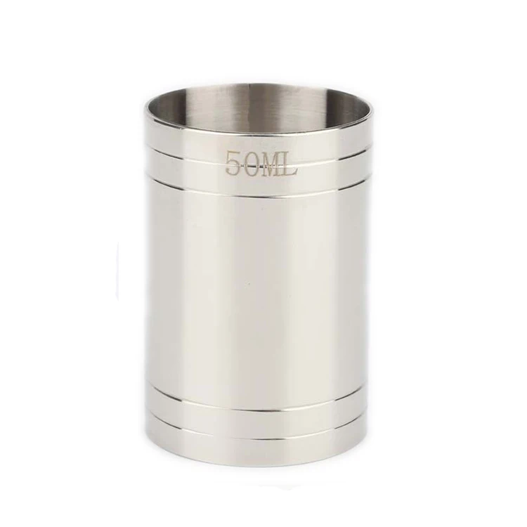 Stainless Steel Measuring Shot Cup Ounce Jigger Bar Cocktail Drink Mixer Liquor Measuring Cup Mojito Measurer Milk Coffee Mug