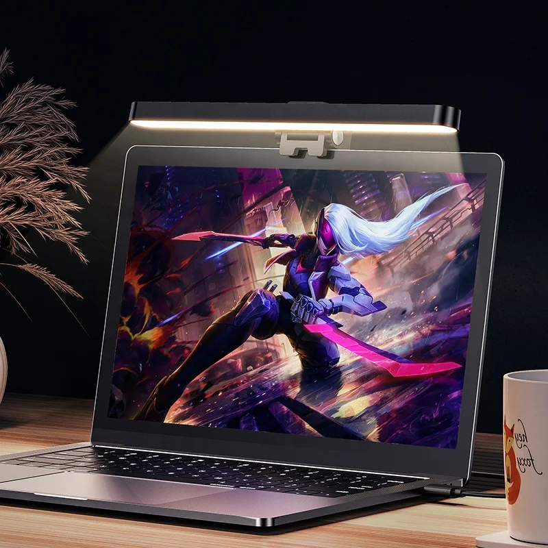 USAMS ZB236 Monitor Laptop Screen Lamp Notebook Laptop Computer Screen Clip Light USB Computer Lamp