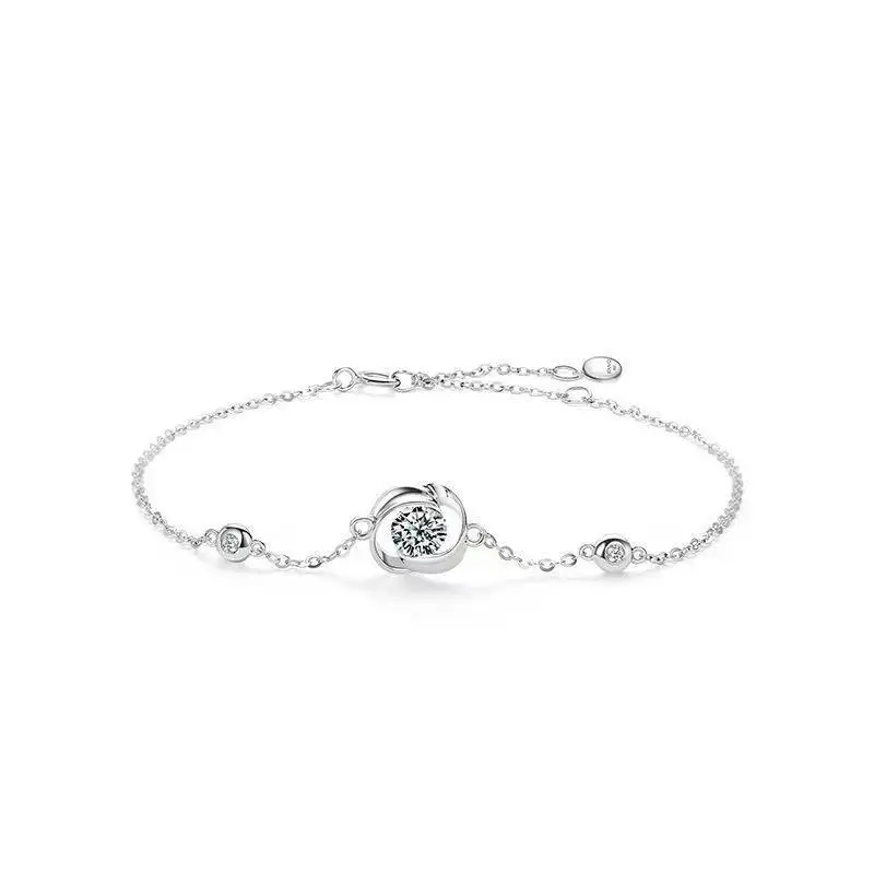 Vana  Fine Jewelry100% 925 Sterling Silver Zircon Bracelet  protect the heart of the sea  topaz stone