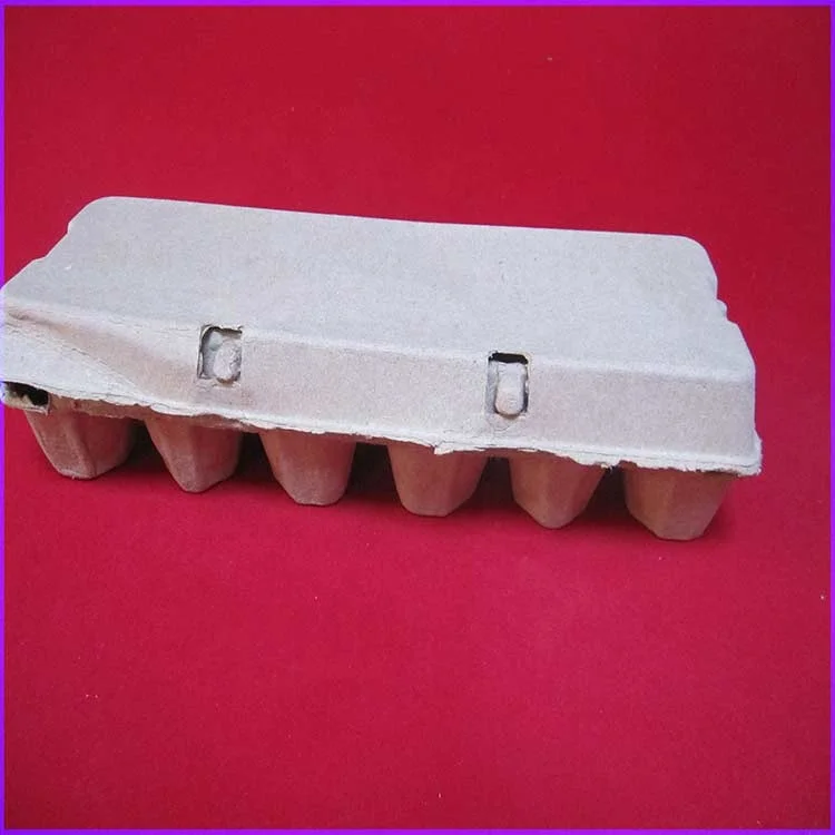 Wholesale eco-friendly egg holder box pulp moulding 4 pack white egg carton