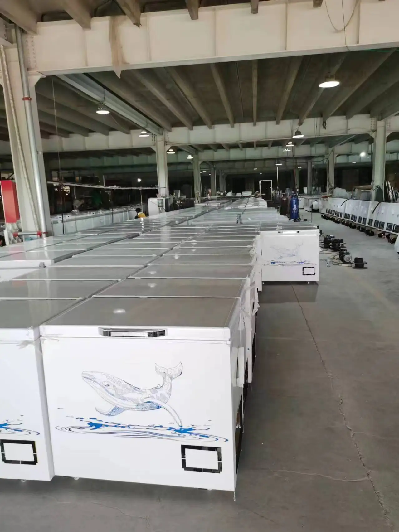 Commercial Restaurant Supermarket Refrigeration Equipment Open Door Top Freezer Electric Deep Freezer with Cool Climate Storage